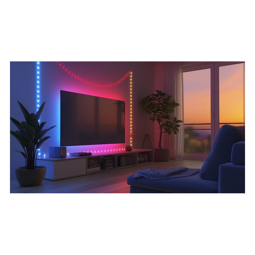 Globo - LED RGB-nauha 100xLED/0,06W/5V 10 m 27 toimintoa