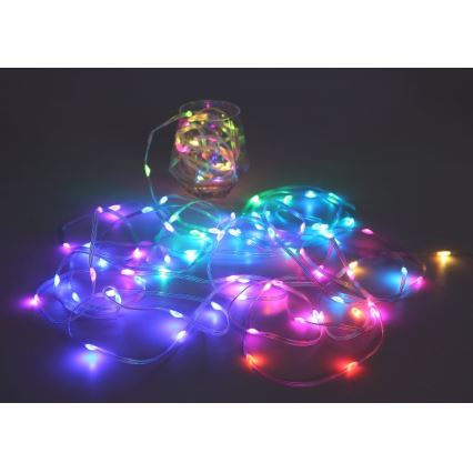 Globo - LED RGB-nauha 100xLED/0,06W/5V 10 m 27 toimintoa