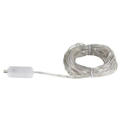 Globo - LED RGB-nauha 100xLED/0,06W/5V 10 m 27 toimintoa