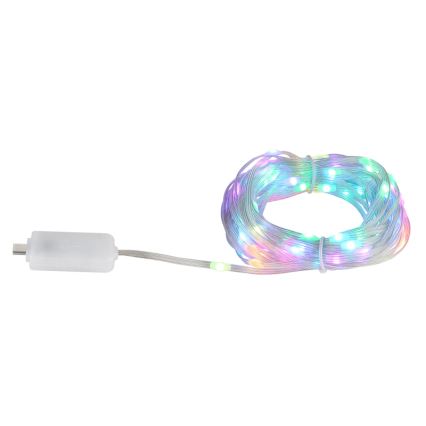 Globo - LED RGB-nauha 100xLED/0,06W/5V 10 m 27 toimintoa