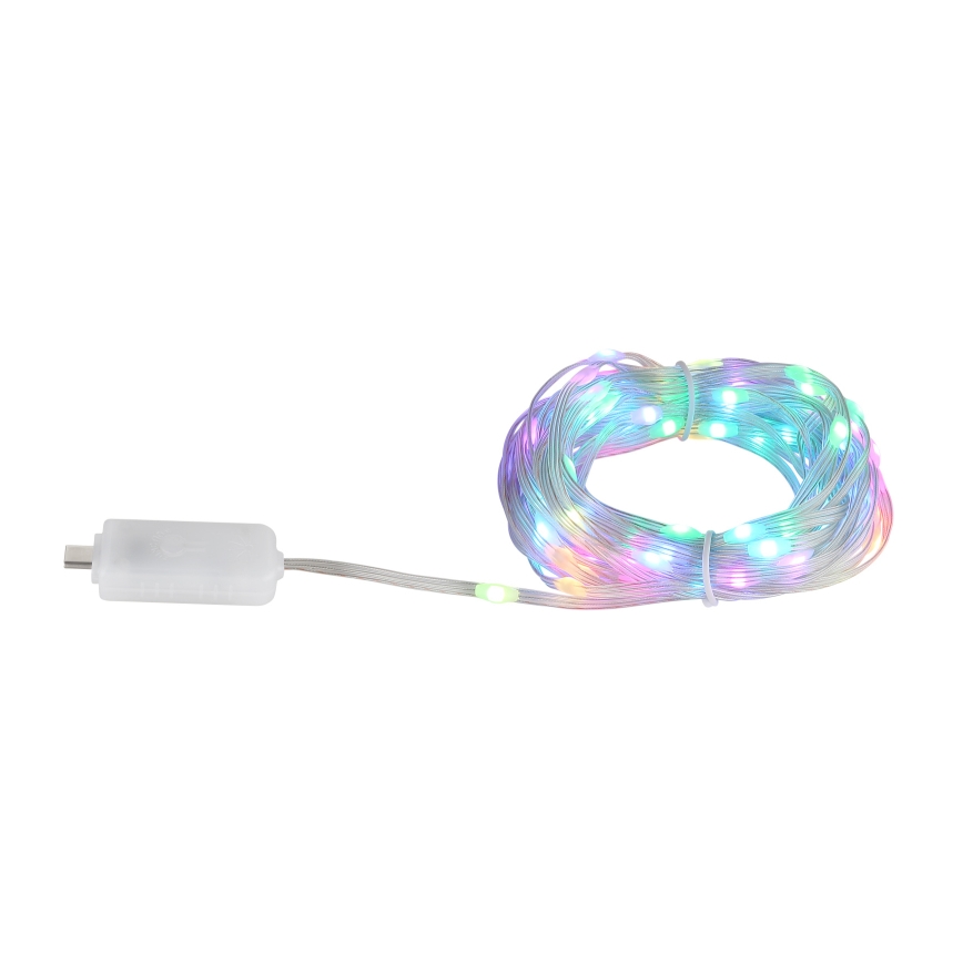 Globo - LED RGB-nauha 100xLED/0,06W/5V 10 m 27 toimintoa