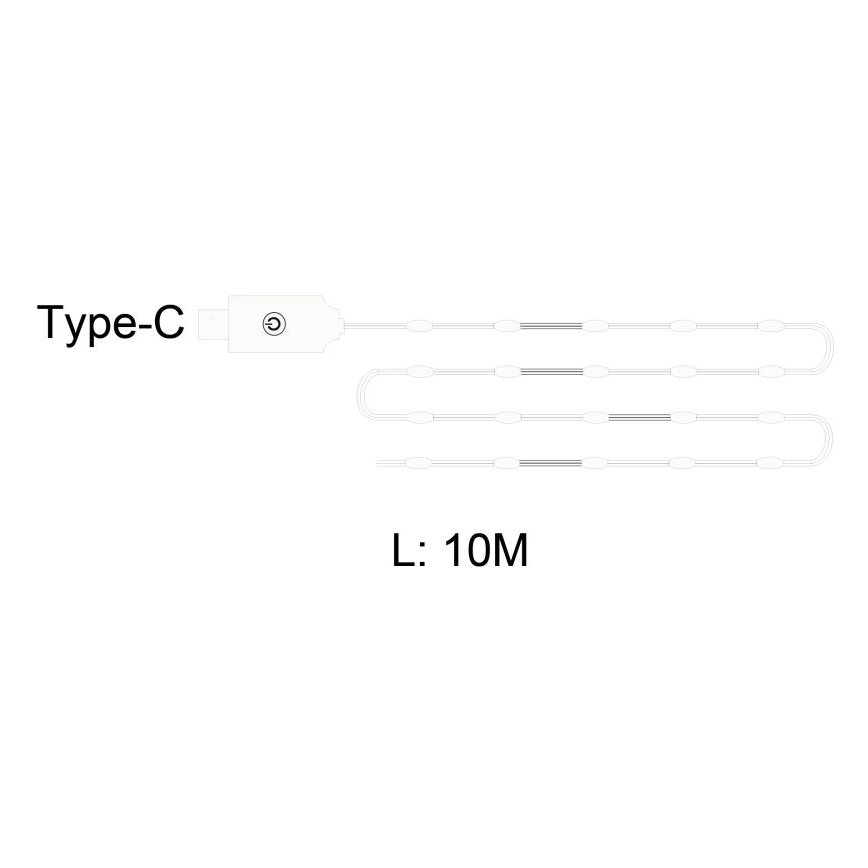 Globo - LED RGB-nauha 100xLED/0,06W/5V 10 m 27 toimintoa