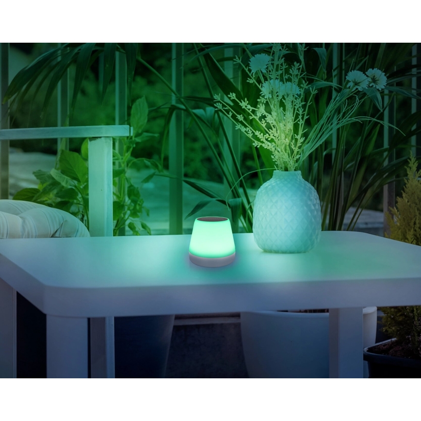 Globo - LED-RGB-aurinkovalo LED/0,2W/3,7V IP44 1200 mAh