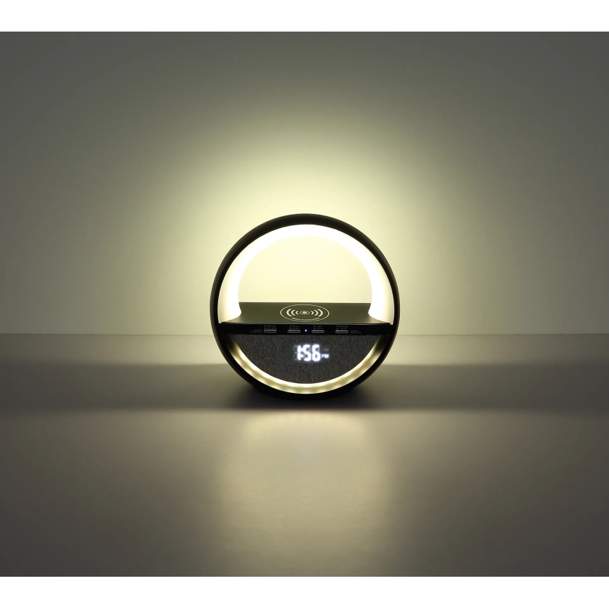 Globo - LED RGB kosketusohjattu ladattava pöytälamppu kaiuttimella LED/3,5W/5V 1800 mAh