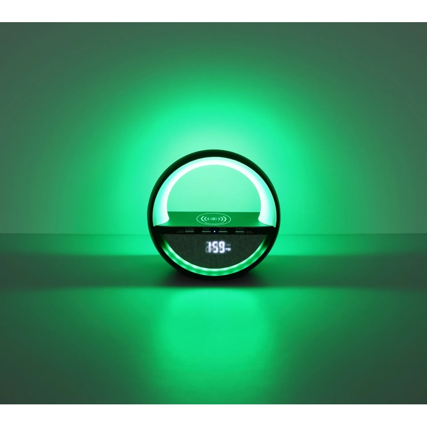 Globo - LED RGB kosketusohjattu ladattava pöytälamppu kaiuttimella LED/3,5W/5V 1800 mAh
