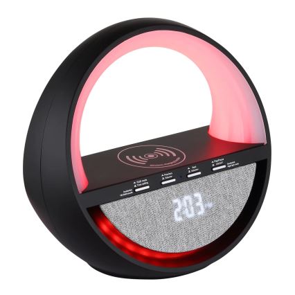 Globo - LED RGB kosketusohjattu ladattava pöytälamppu kaiuttimella LED/3,5W/5V 1800 mAh