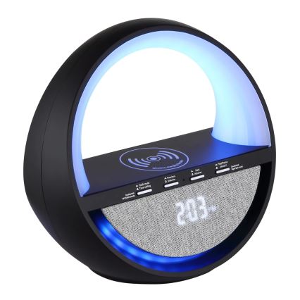 Globo - LED RGB kosketusohjattu ladattava pöytälamppu kaiuttimella LED/3,5W/5V 1800 mAh