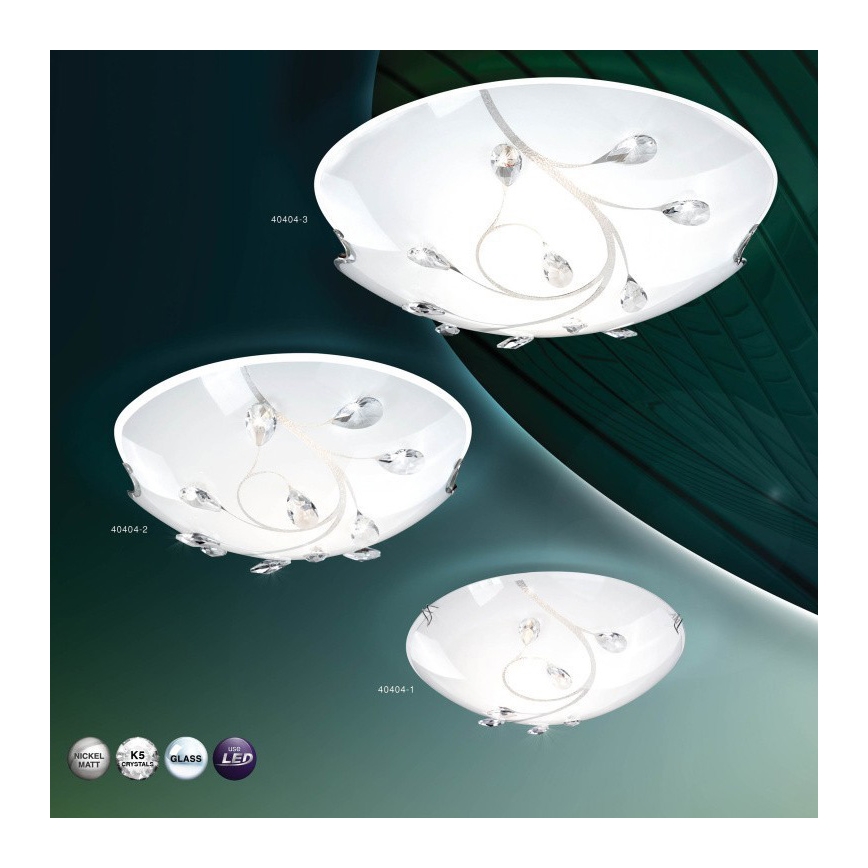 Globo - Kattovalo 3xE27/40W/230V