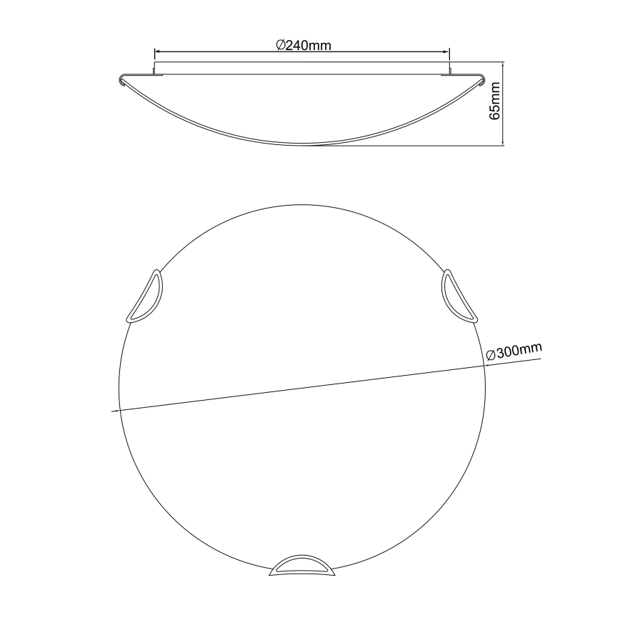 Globo - Lasten kattovalaisin 2xE27/60W/230V