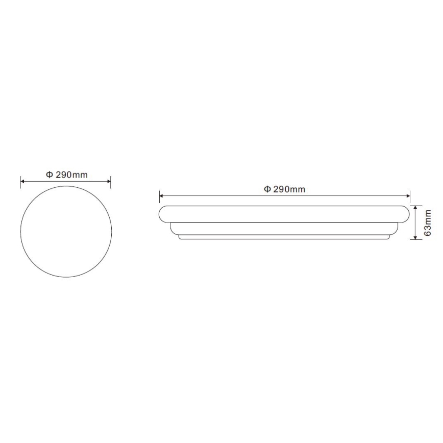 Globo - LED-kattovalaisin LED/20W/230V