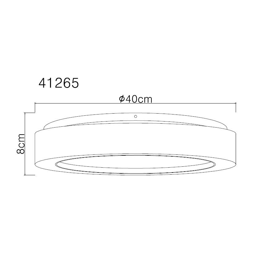 Globo - LED-kattovalaisin LED/24W/230V halkaisija 40 cm 3000K valkoinen