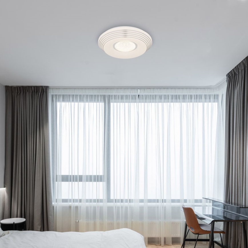 Globo - Himmennettävä LED-kattovalaisin LED/24W/230V 2700-6500K + kauko-ohjaus