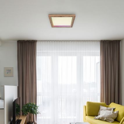 Globo - LED RGBW himmennettävä kattovalaisin LED/24W/230V 2700-6000K + kaukosäädin