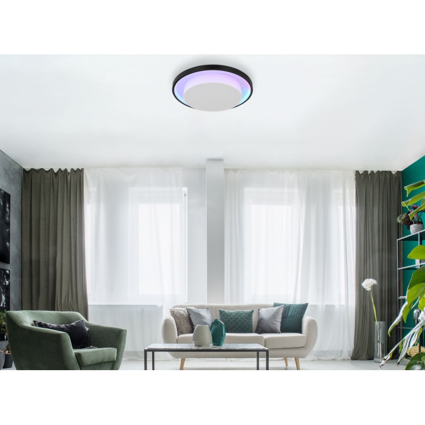 Globo - LED RGBW himmennettävä kattovalaisin LED/21W/230V 2700-6500K + kaukosäädin