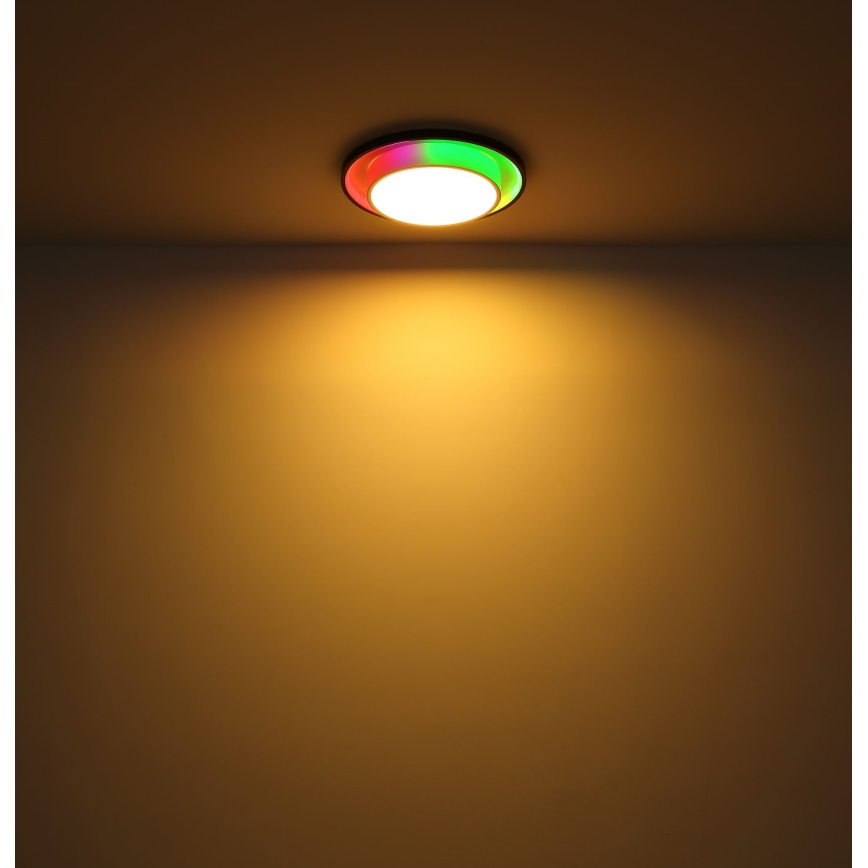Globo - LED RGBW himmennettävä kattovalaisin LED/21W/230V 2700-6500K + kaukosäädin
