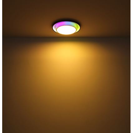 Globo - LED RGBW himmennettävä kattovalaisin LED/21W/230V 2700-6500K + kaukosäädin
