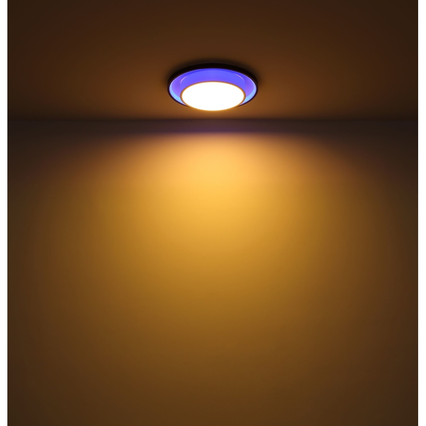 Globo - LED RGBW himmennettävä kattovalaisin LED/21W/230V 2700-6500K + kaukosäädin