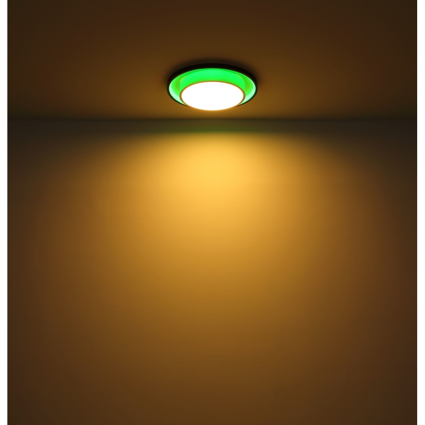 Globo - LED RGBW himmennettävä kattovalaisin LED/21W/230V 2700-6500K + kaukosäädin