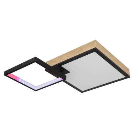 Globo - LED RGBW himmennettävä valaisin LED/21W/230V + LED/3W 2700-6500K + kaukosäädin