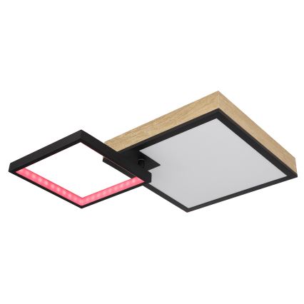 Globo - LED RGBW himmennettävä valaisin LED/21W/230V + LED/3W 2700-6500K + kaukosäädin