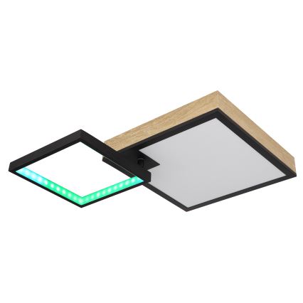 Globo - LED RGBW himmennettävä valaisin LED/21W/230V + LED/3W 2700-6500K + kaukosäädin