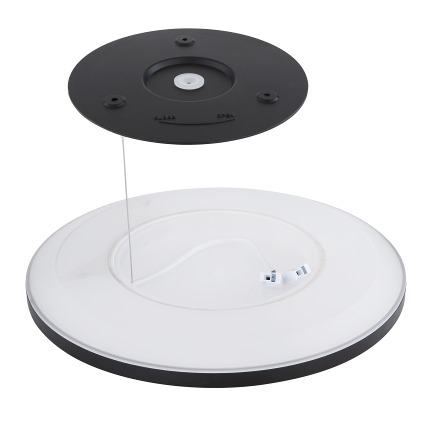 Globo - Himmennettävä kylpyhuoneen LED-kattovalaisin LED/18W/230V halkaisija 29,4 cm IP44 musta