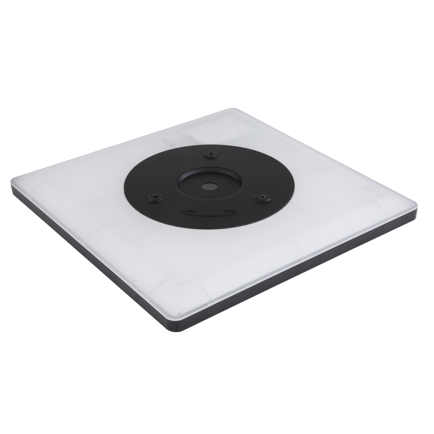 Globo - Himmennettävä kylpyhuoneen LED-kattovalaisin LED/18W/230V 29,4x29,4 cm IP44 musta