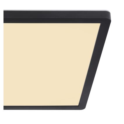 Globo - Himmennettävä kylpyhuoneen LED-kattovalaisin LED/18W/230V 29,4x29,4 cm IP44 musta