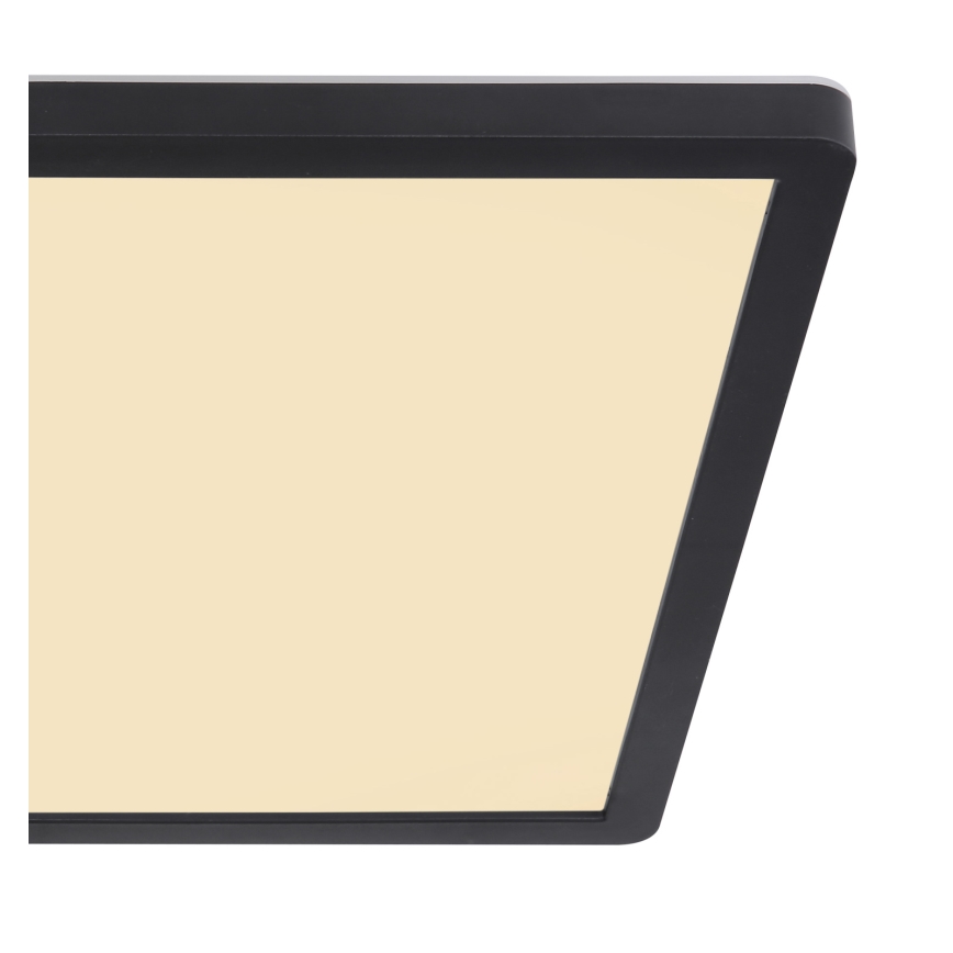 Globo - Himmennettävä kylpyhuoneen LED-kattovalaisin LED/18W/230V 29,4x29,4 cm IP44 musta