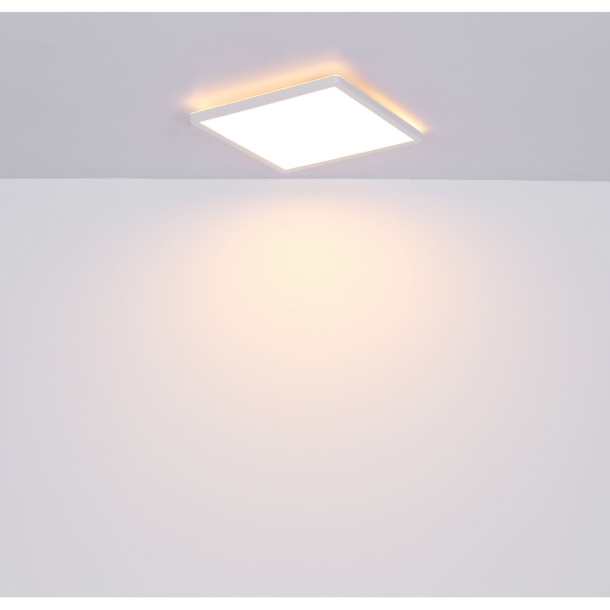Globo - Himmennettävä kylpyhuoneen LED-kattovalaisin LED/18W/230V 29,4x29,4 cm IP44 valkoinen