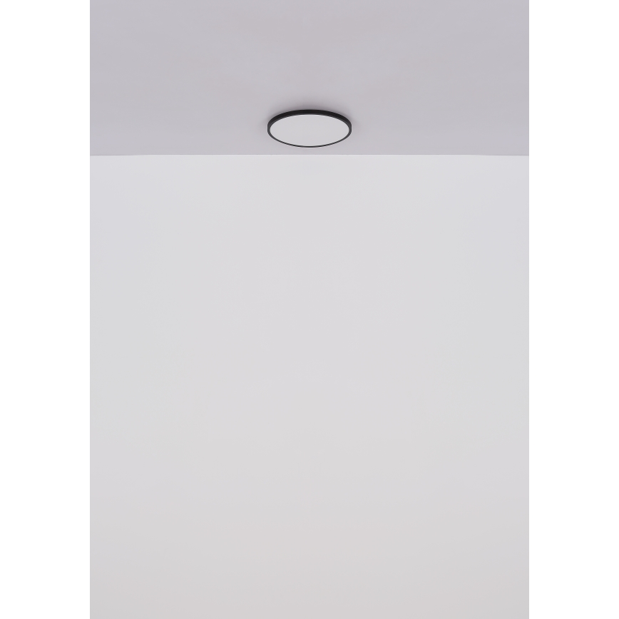 Globo - LED-kattovalaisin LED/15W/230V 4000K halkaisija 23 cm musta