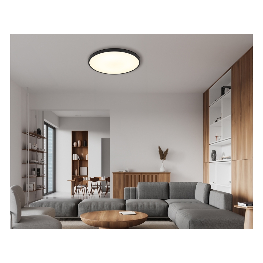 Globo - LED-kattovalaisin LED/32W/230V 4000K halkaisija 40 cm musta