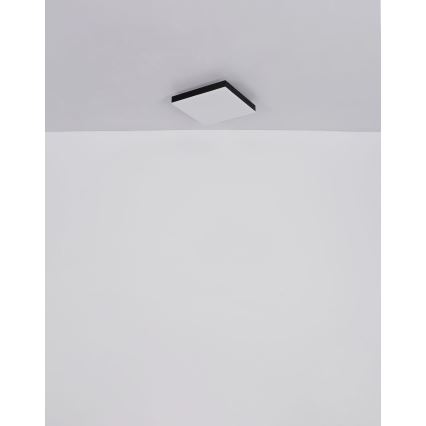 Globo - LED-kattovalaisin LED/18W/230V 30x30 cm musta