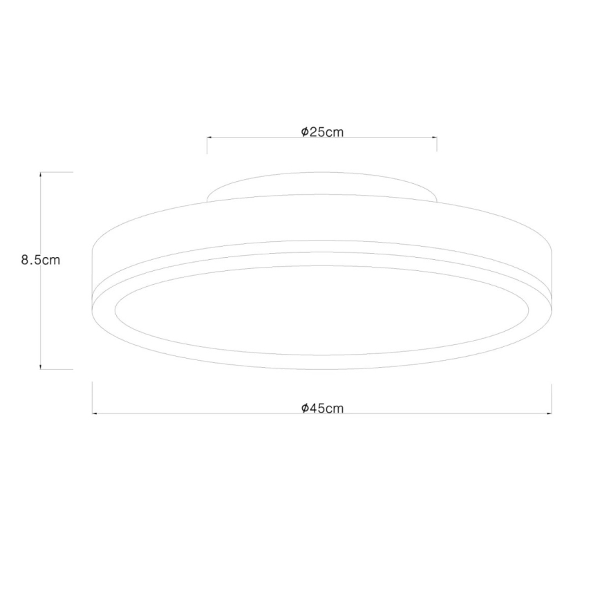 Globo - himmennettävä LED-kattovalaisin LED/24W/230V 3000-6500K halkaisija 45 cm