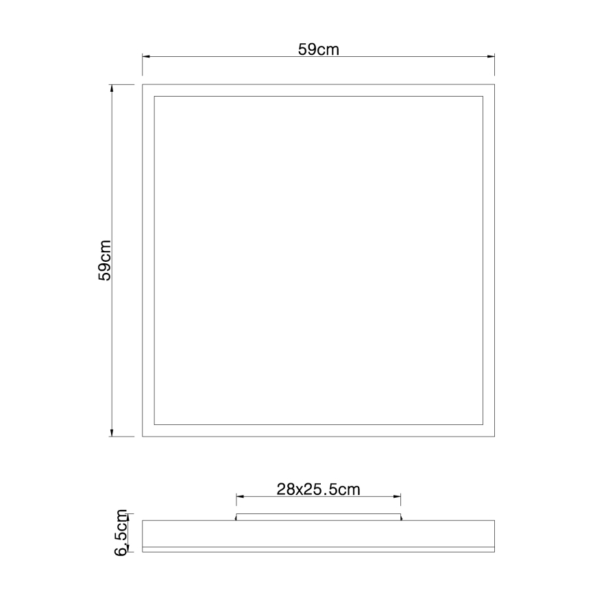 Globo - LED-kattovalaisin LED/36W/230V