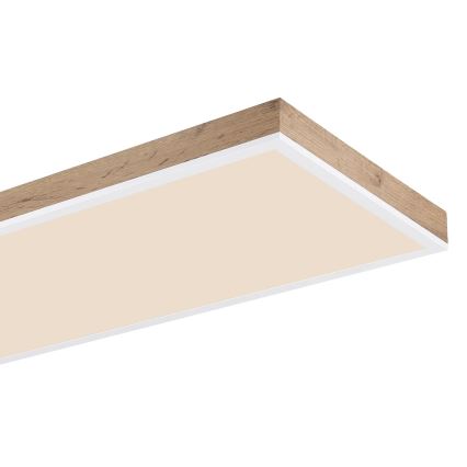 Globo - Himennettävä LED-kattovalaisin LED/36W/230V 2700-6500K ruskea/valkoinen + kaukosäädin