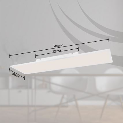 Globo - LED RGBW Himmennettävä kattovalo LED/44W/230V Wi-Fi Tuya + kauko-ohjaus