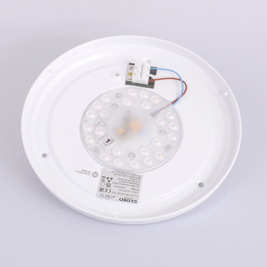 Globo - LED Kattovalo LED/12W/230V 307 mm 3000/4500/6000K