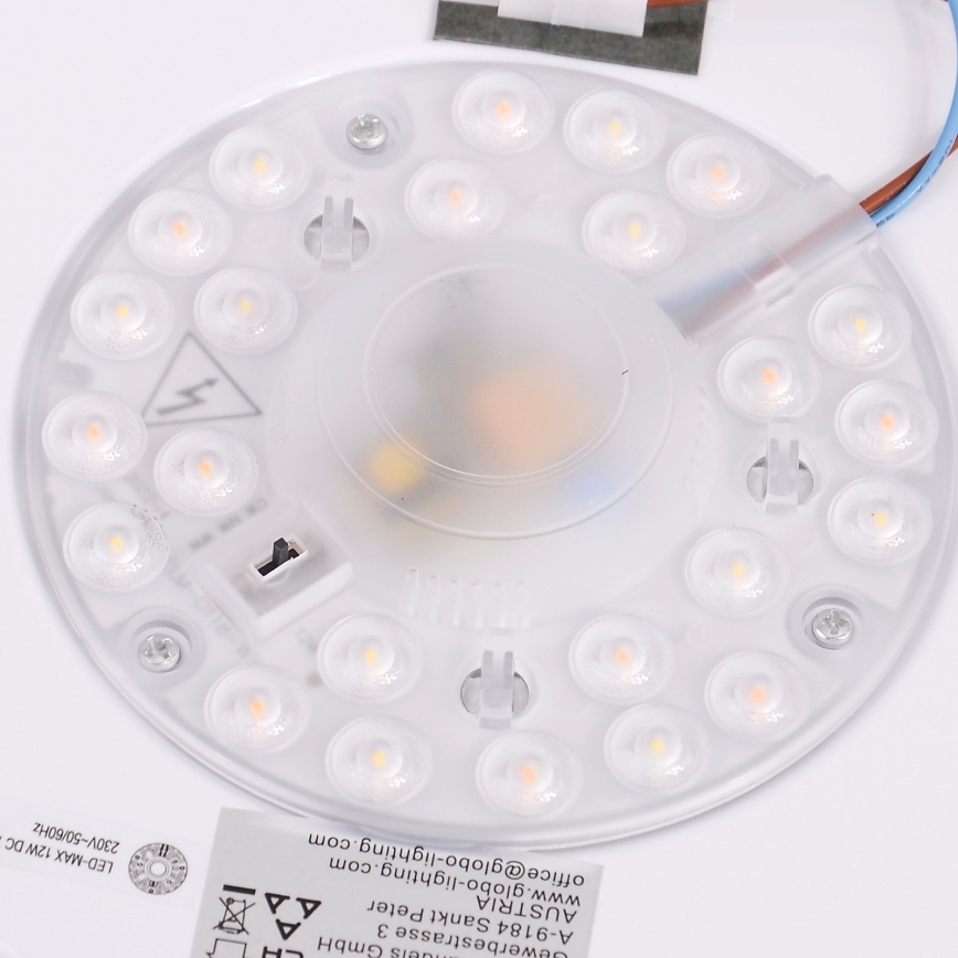 Globo - LED Kattovalo LED/12W/230V 307 mm 3000/4500/6000K