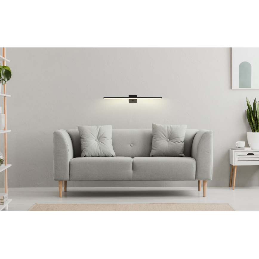 Globo - LED-kuvavalo LED/12W/230V 61,5 cm musta