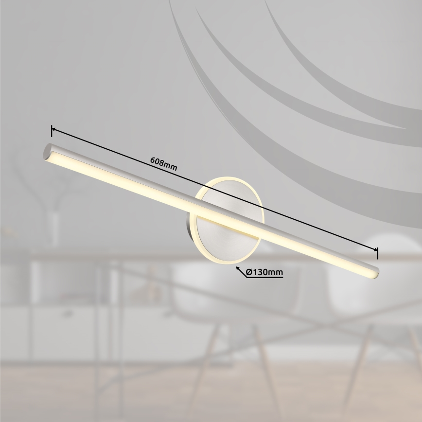 Globo - LED-peilivalon kylpyhuoneeseen LED/10W/230V 60,8 cm IP44 kiiltävä kromi