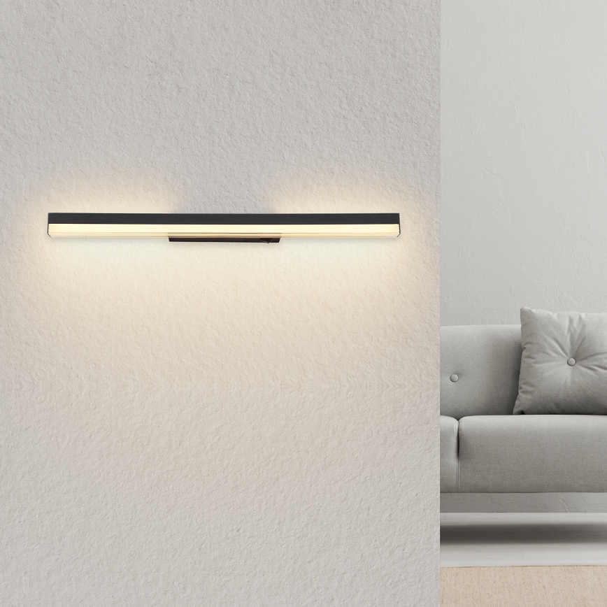 Globo - LED-seinävalaisin LED/12W/230V 3000/6000K 60 cm musta