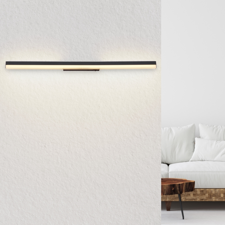 Globo - LED-seinävalaisin LED/18W/230V 3000/6000K 80 cm musta