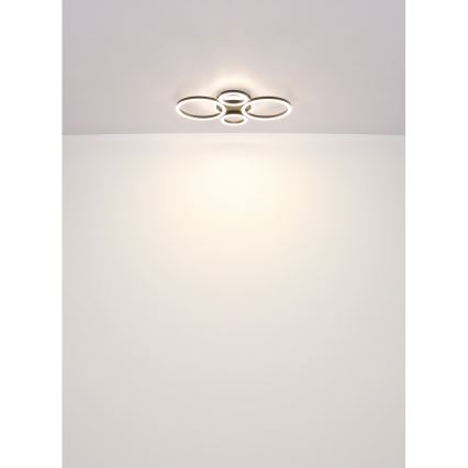 Globo - LED-kattovalaisin LED/40W/230V 2700/4500/6500K Ø 35,5 x 53 cm musta