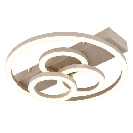 Globo - LED Himennettävä kattovalaisin LED/40W/230V 2700-6500K halkaisija 35x33 cm beige + kaukosäädin