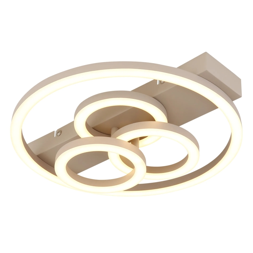 Globo - LED Himennettävä kattovalaisin LED/40W/230V 2700-6500K halkaisija 35x33 cm beige + kaukosäädin