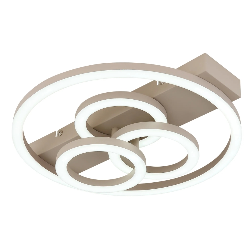 Globo - LED Himennettävä kattovalaisin LED/40W/230V 2700-6500K halkaisija 35x33 cm beige + kaukosäädin