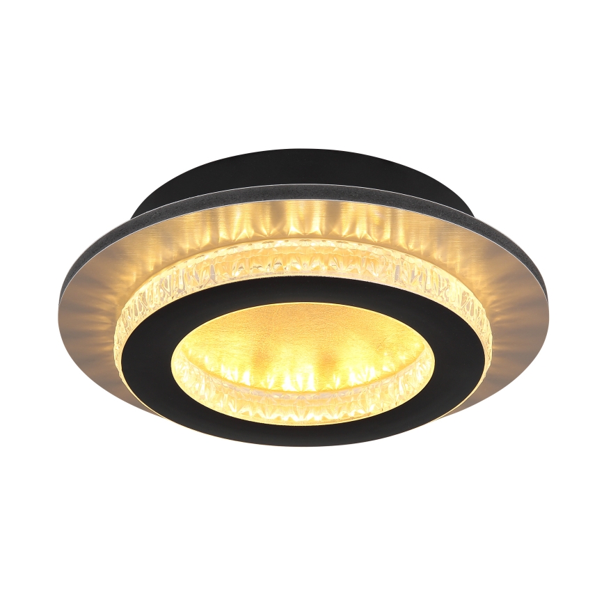 Globo - LED-kattovalaisin 12W/230V 3000/4000/6500K halkaisija 20 cm musta