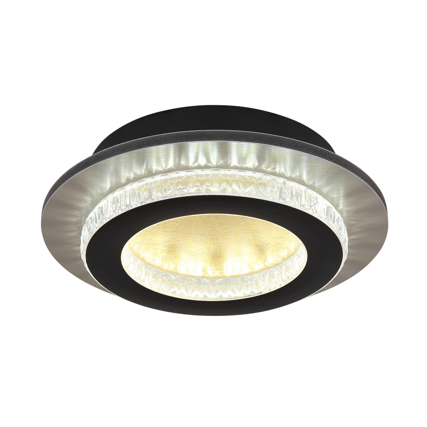 Globo - LED-kattovalaisin 12W/230V 3000/4000/6500K halkaisija 20 cm musta