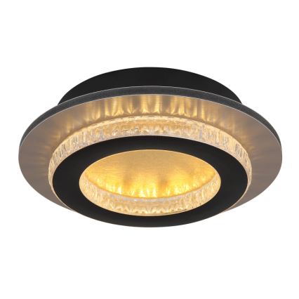 Globo - LED-kattovalaisin 12W/230V 3000/4000/6500K halkaisija 20 cm musta